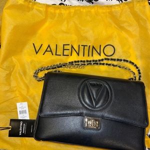 Valentino by Mario Valentino Alice Signature Leather Shoulder Bag